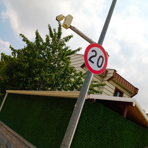 TT-29 Reflective Traffic Sign Maximum Speed Limit 40 Steel and PVC Material for <b>Roadway</b> <b>Safety</b> LED Solar Options Available - Product Image 4