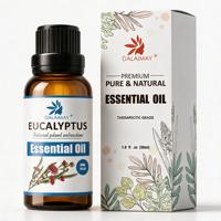 Huile Essentielle d'Eucalyptus Premium OEM ODM 30ml, Extrait Végétal Pur et Naturel pour Aromathérapie, Spa et Massage