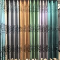 Nouveau Tissu à Rideaux à Motifs en Rouleau, Tissu Occultant en Polyester, Fournisseur en Gros Pas Cher pour la Fabrication de Rideaux