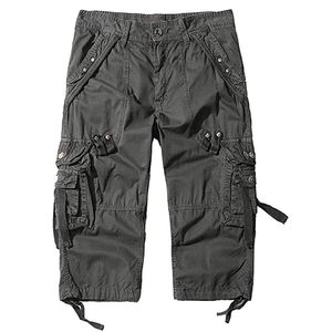 OEM Customization <b>Men</b> Cargo <b>Shorts</b> 100 Cotton 6 <b>Pockets</b> <b>Shorts</b> for Good Quality 2023 New Design Baggy Elastic Custom Quick Dry - Product Image 2