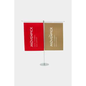 Bandiera a <span class=keywords><strong>T</strong></span> Personalizzata con Stampa Digitale, Asta in Alluminio e Materiale in Tessuto - Product Image 1