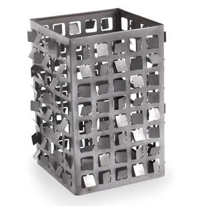 Porte-lampe T personnalisable avec corps en métal gaufré de bonne qualité Tailles carrées 4x6.5 pouces pour Noël - Product Image 1