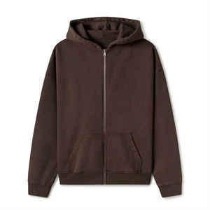 เสื้อฮู้ดดี้ผ้าฟลีซโอเวอร์ไซส์สีขาวสำหรับฤดูหนาว ผลิตตามแบบ OEM พร้อมโลโก้สั่งทำ  ผลิตจากผ้าฝ้าย 100% หนานุ่ม เป็นมิตรกับสิ่งแวดล้อม ทรงหลวม ใส่ได้ทั้งชายและหญิง ลายเรียบ - Product Image 6