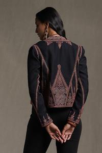 Premium Quality Kanya Libas Kaftan Custom Women's Embroidery Wool Collar Winter <b>Jacket</b> for Ladies Multi Colour Indian/Pakistani - Product Image 2