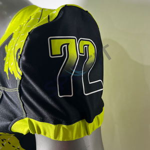 เสื้อฟุตบอลอเมริกันแขนสั้นดีไซน์ล่าสุด ไซส์ใหญ่ แห้งเร็ว ชุดกีฬา สั่งซื้อขั้นต่ำน้อย - Product Image 5