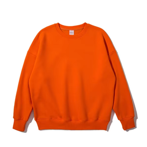 Sweat-shirt à manches longues pour hommes vintage de haute qualité en coton polyester coupe surdimensionnée avec logo avant - Product Image 2