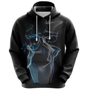 2025ซิปหน้าฮู้ดโพลีเอสเตอร์แนวสปอร์ตพิมพ์ซับลิเมชัน3D 100% ผู้ชายโพลีเอสเตอร์ - Product Image 6