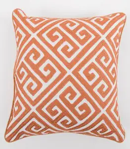 Custom Hand Embroidered Wholesale Throw Pillow Cover Indian Cushion Covers Decorative Pillow Covers 18 x 18