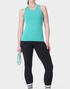 Tops sin mangas de verano 2025 de punto con estilo personalizado para mujer, camiseta sin mangas transpirable relajada para puerta, camiseta sin mangas para mujer - Product Image 3