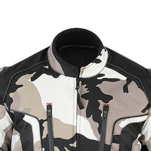 Textile <b>Fabric</b> Made Stand Collar Zipper Motorcycle Biker Jacket Direct Factory Supplier New Arrival Motorcycle Cordura Jacket - Product Image 4