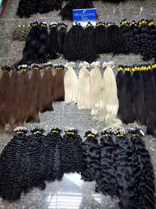 Haute qualité 100% extensions de cheveux humains vierges crus Double bande de trame de peau dessinée Style de vague profonde lâche - Product Image 5