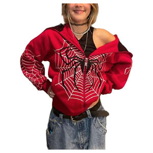 Superventas 2024 llegada de invierno hombres de lana gruesa en blanco de cara completa con cremallera sudaderas con capucha a la venta en tarifas baratas sudaderas con capucha de diamantes de imitación - Product Image 2