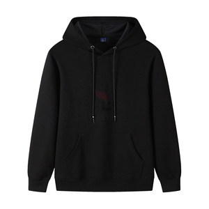 Sweat-shirt à capuche unisexe tendance, coupe oversize, en molleton épais anti-boulochage, mélange de coton brodé, avec impression personnalisée sur coton - Product Image 4
