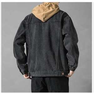 Nouvelle Collection Printemps-Automne 2025 – Veste en Jean Homme Tendance avec Col Rabattu – Modèle Trucker Élégant pour Homme - Product Image 5