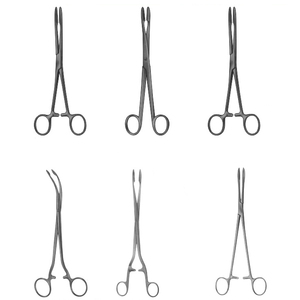 Pinces à pansements Gross Maier 26,5 cm droites, pinces à pansements Sims-Maier pour éponges et pansements 28 cm 11'' et pinces à pansements Collin pour éponges et pansements - Product Image 1