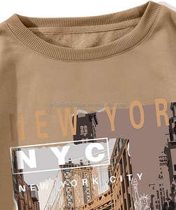 Unisex Sweatshirt Letter Graphic Sweatshirt Casual Crew Neck Sweatshirt Long Sleeve Pullovers Top - Product Image 3