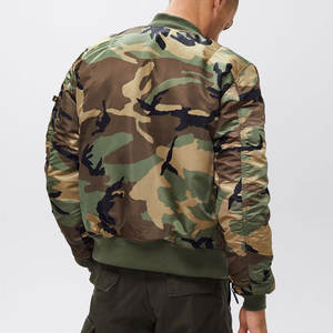 Blouson aviateur personnalisé pour homme, coupe moderne, fabricant OEM - Product Image 3