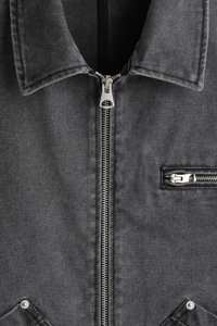 Non Hooded Man <b>Jackets</b> Classic Canvas <b>Jacket</b> Outdoor Menswear With Button Closure Design - Product Image 6