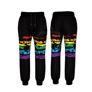 กางเกงลำลองผู้ชายเอวกลาง พิมพ์ลายแบบซับลิเมชั่น ผ้าฝ้าย 100% แห้งเร็ว ระบายอากาศดี มีเชือกผูก เหมาะสำหรับใช้กลางแจ้งและในร่ม - Product Image 6