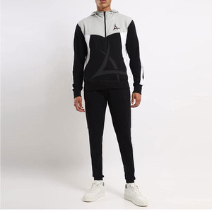 Survêtement décontracté pour homme, léger et confortable, à capuche, couleur unie, respirant, personnalisable, streetwear, fabriqué en usine, vente chaude - Product Image 3