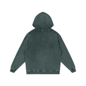 Sweat à capuche pour homme tendance et très vendu, lavage à l'acide, 100% coton, streetwear printemps, service OEM, faible MOQ 10 pièces, coupe ample - Product Image 3