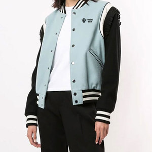 Veste d'hiver pour homme de haute qualité, coupe-vent, style Letterman, col montant, séchage rapide, respirante, prix raisonnable, confortable, logo sur le devant - Product Image 3