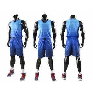 Venta al por mayor logotipo personalizado poliéster traje hombres ropa deportiva malla baloncesto uniforme venta al por mayor baloncesto entrenamiento personalizado logotipo uniforme - Product Image 1