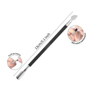 Juego de cortapelos profesional para manicura de dedos para bebés, herramientas para cortar cutículas, juego de empujador para eliminación de piel muerta de uñas de acero inoxidable - Product Image 4