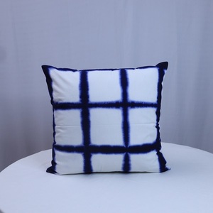 Cojines de algodón orgánico con exquisitos patrones impresos de bloques de mano, textil suave ecológico para una decoración elegante del hogar - Product Image 6