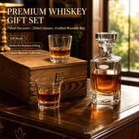 Shunstone Whisky Carafe Ensembles Whisky Verre Carafe Cadeau Ensemble Pour Hommes Papa Hubby Société Promotion Cadeaux