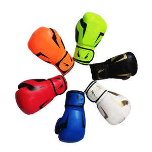 Guantes de boxeo de calidad superior profesional adulto Fitness guantes de boxeo PU boxeo para hombres y mujeres - Product Image 3