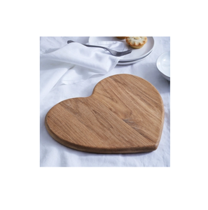 Tabla de cortar de madera en forma de corazón personalizada hecha a mano nueva tabla de cortar de madera Natural venta personalizada - Product Image 2