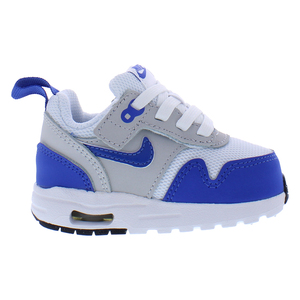 Chaussures NIKE Air Max 1 Easyon pour nourrissons/tout-petits Couleur : Blanc/Gris/Bleu 100% authentiques - Product Image 3