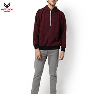 Sweatshirts décontractés de couleur unie pour hommes pour l'hiver XS Taille ODM Tissu polaire Design imprimé à la mode en vente - Product Image 6