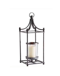 Linterna de Metal hecha a mano de gama alta lujosa de alta calidad diseño negro candelabro moderno bodas decorativas al por mayor - Product Image 2
