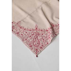 Ensemble de costume Dhanak brodé non cousu en crêpe 3 pièces pour femmes ZAIB avec châle et pantalon - Product Image 6