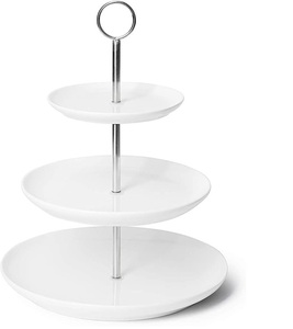 Soporte de Metal Ecológico de Estilo Nórdico de 3 Niveles para Postres, Aperitivos y Pasteles para Restaurante, Hotel, Hogar y Bodas - Product Image 1