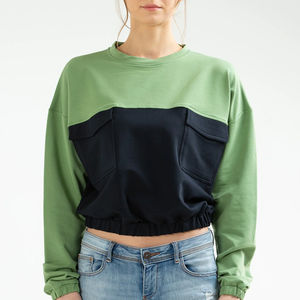 Sudadera con capucha acogedora para mujer más vendida, sudadera recortada, Fitness de invierno, estilos de cultivo activos, diseño relajado de longitud corta - Product Image 6