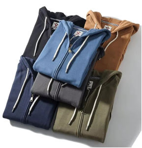 Sweats à capuche style hip hop 100% coton unisexe pour hommes OEM/ODM High Street Poches Plus Size Wholesaler Fabrication Blank - Product Image 1