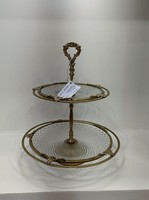Support à gâteau en verre de luxe, présentoir élégant pour desserts, idéal pour offrir en cadeau, occasions spéciales, fêtes et célébrations, fabriqué à la main en Inde