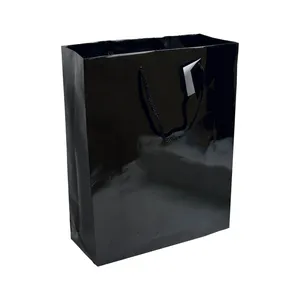 Sacs en papier laminé personnalisés avec soufflet, sacs promotionnels en papier sur mesure avec gadgets - Product Image 3
