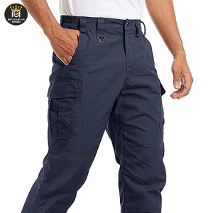 กางเกงคาร์โก้ผู้ชายคุณภาพสูง ปี 2025 สีพื้น ระบายอากาศได้ดี ทรงปกติ เอวยืดหยุ่น สไตล์ลำลอง ใส่เที่ยวข้างนอก - Product Image 5