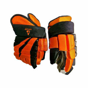 Gants de hockey sur glace en cuir de qualité supérieure, vente en gros, doigts entièrement couverts, antidérapants, légers, pour usage sportif - Product Image 2