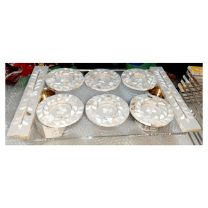 Soucoupe de forme ronde parfaite avec ombre en nacre pour la décoration de la maison et les cadeaux - Product Image 1