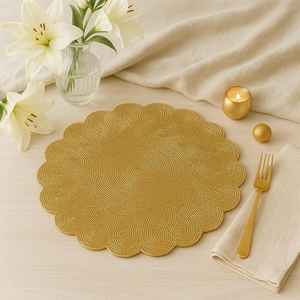 Beaded <b>Placemat</b> Handmade <b>Round</b> Charger for Luxury Dining & Holiday Decor Unique Piece Handmade Beaded, <b>Placemat</b>, Housewarming - Product Image 1