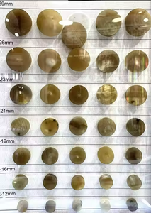 Bouton en corne noire de buffle de qualité supérieure Boutons en corne de buffle noire de haute qualité avec taille et forme personnalisées - Product Image 4