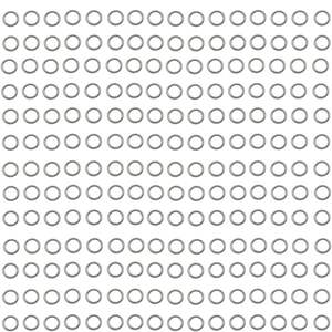 แหวนสแตนเลส1000ชิ้นแหวนเชื่อมต่อแหวนสำหรับทำเครื่องประดับทำสร้อยคอสร้อยข้อมือต่างหูพวงกุญแจนำเข้าคุณภาพ - Product Image 1