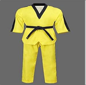 Uniforme de karaté de haute qualité en polyester/coton léger 220g pour adultes, logo personnalisé, cordon élastique, vêtements d'arts martiaux - Product Image 2