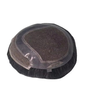 Toupee para Hombre Taz Hair, Peluca de Cabello Humano 100%, Densidad Cruda 60%-150%, Cabello Indio Remy, Resistente al Agua, Ondulado - Product Image 5