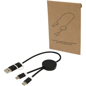 Cable USB Reciclado 5 en 1 Personalizado Alasia para Dispositivos, Producto Promocional - Product Image 2